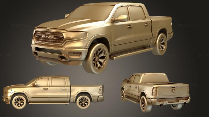 Vehicles (DodgeRAM2019, CARS_1332) 3D models for cnc
